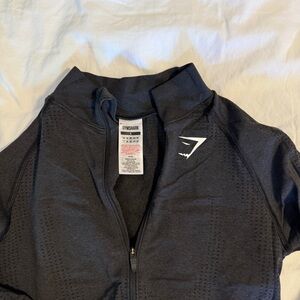 Gymshark Black Zip-Up Vital Seamless